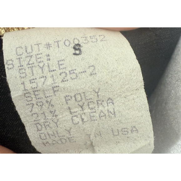 Vintage Caché Y2K Mesh Panel Bodycon Dress with Side Slit – Black, Size S - Picture 5 of 8